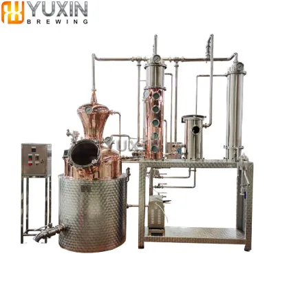 1000L Alcohol Distillery Column Still and Pot Still Equipment
