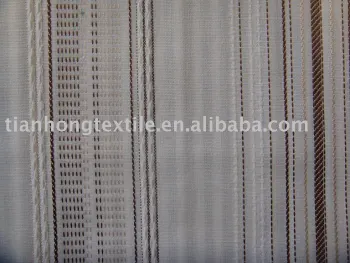 100% Cotton Yarn Dyed Woven Thick Stripe Stretch Fabric
