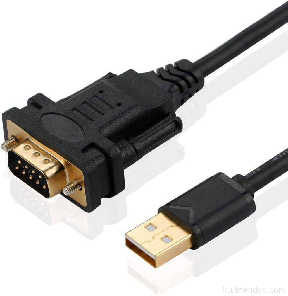 Protezione del convertitore della linea di cavo da USB-A a DP9