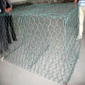 Cesta de caixas de gabion galvanizada revestida de PVC para venda