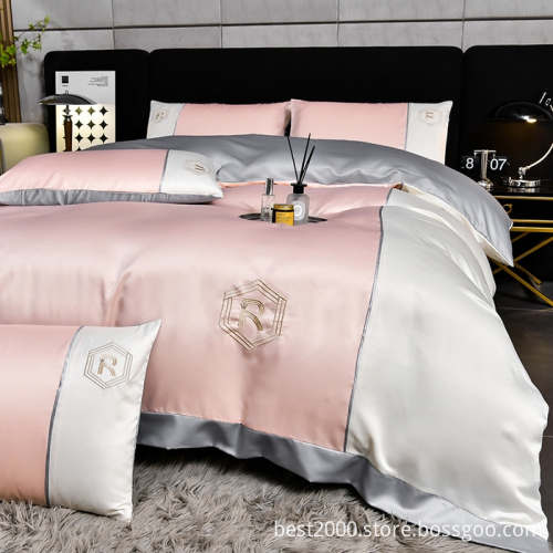 High-End Affordable Luxury 60 Piece Contrast Color Cotton Quilt Set