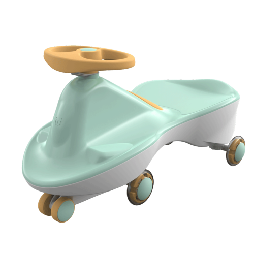 Extérieur jouer en plastique gamins bougple voiture swing voiture twist voiture bébé