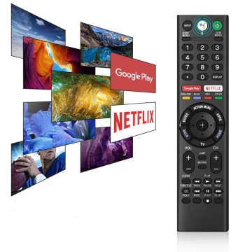 4K HD Durable Smart TV Remote Control for Sony TVs with Voice Control and 4 Buttons