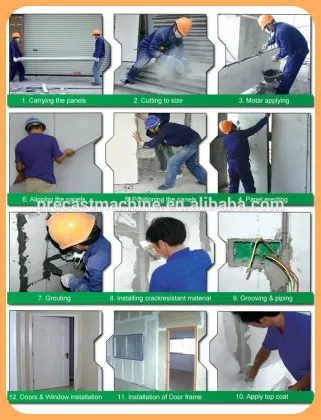 Construction machines cement slab equipment for modular homes