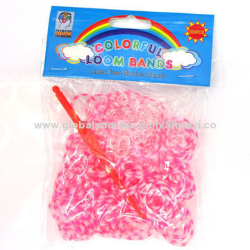 double color Silicone Rubber/Rainbow Loom Bands latex free