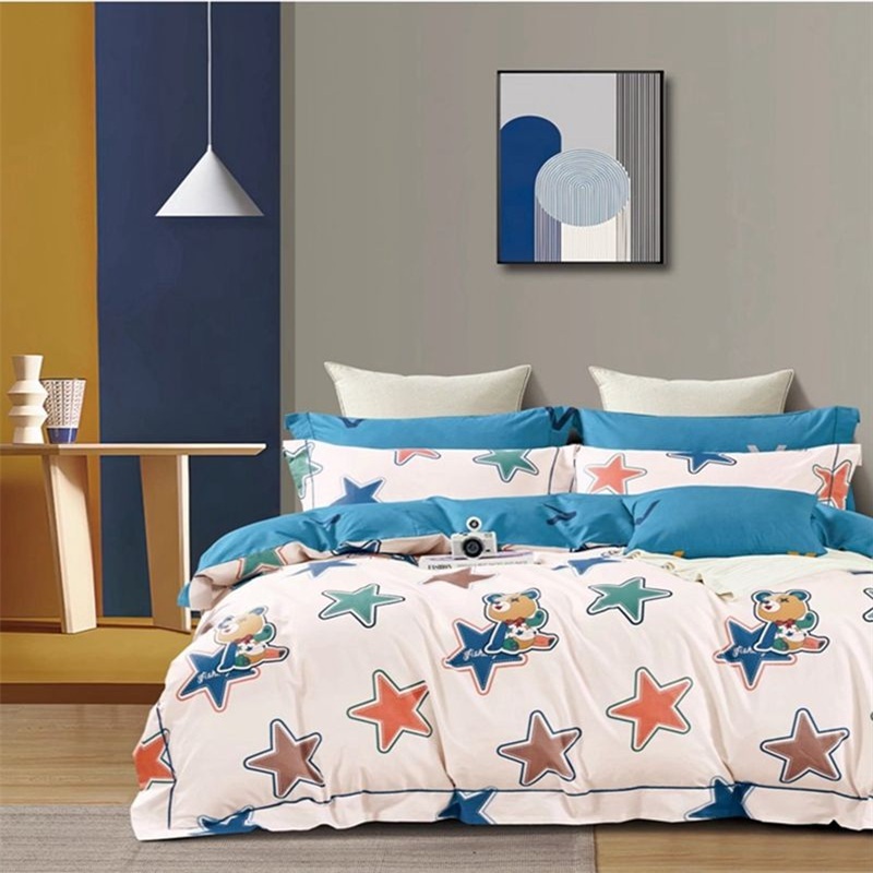 Luxury 100% Cotton Duvet Cover Bedding Sets for Hotels - 7 Piece Comforter