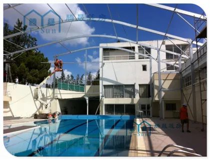Aluminum structure hangar for sport,basketball sport hangar tent