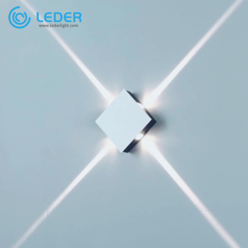 LEDER 4W Креативный квадратный настенный светильник для гостиной