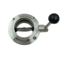 Sanitary Stainless Steel Clamp Manual Butterfly Valve