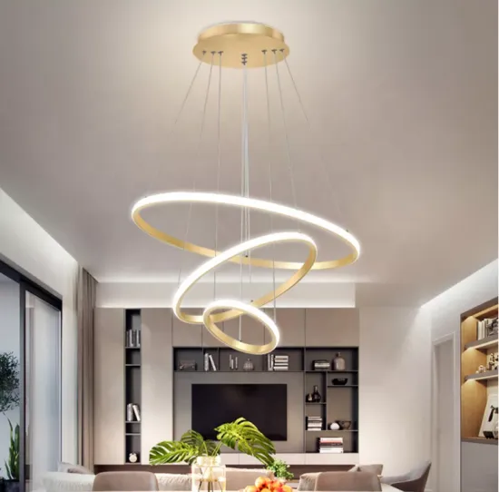 Modern Gold Luxury LED Shandelier Pendant Light