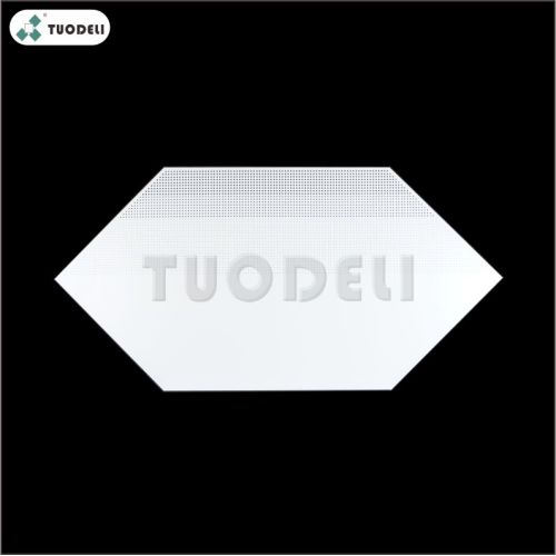 Système de plafond de type diamant en aluminium