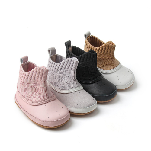 Zapatos casuales de suela blanda para bebé Fly Knitting