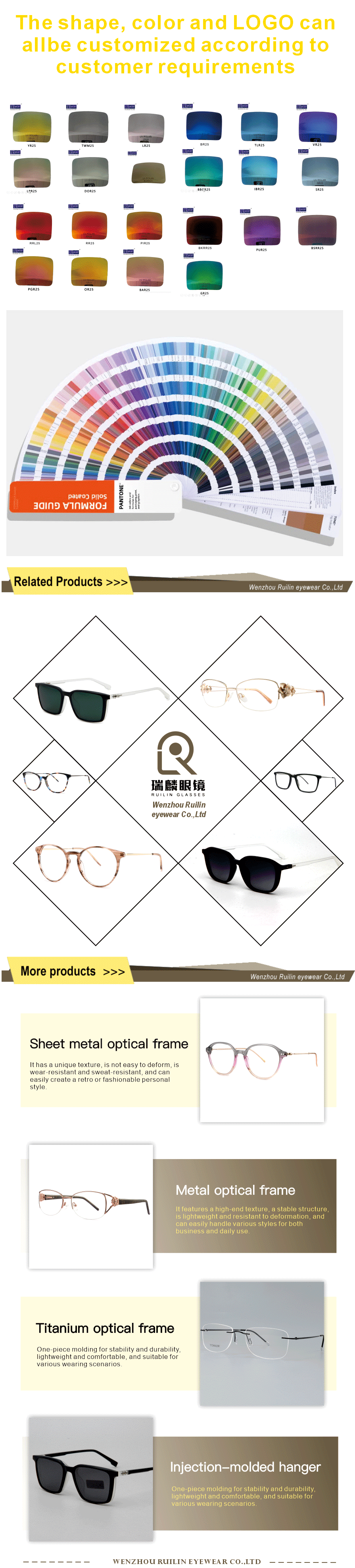 Cat eye Acetate Metal Frames