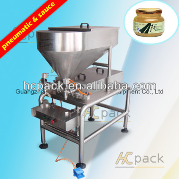 Double-heads Semi-automatic cosmetic filling machine