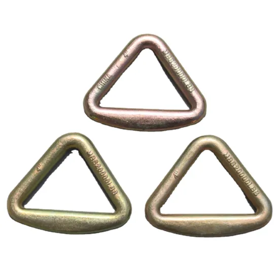 Rigging Hardware G80 Electric Galvanized Alloy Steel Forged Triangle Ring