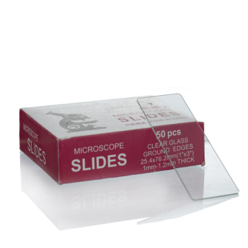 Lab Supplies: Positive Slide Medical Prepared Glass Cover Slip Microscope Slides