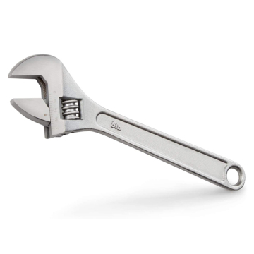 YUHANG 8 Inch Chrome-Plated Tools Adjustable Spanner Wrench