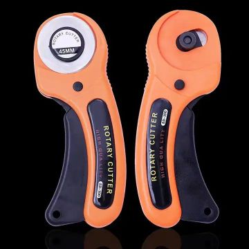 45 -mm -Stoffschneider -Rotationswerkzeug mit Leder -Plastikgriff