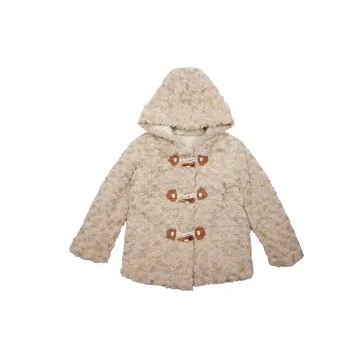 Girl's Poly Borg Coat