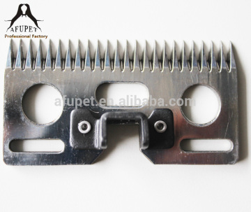 Metal blades for horse clippers