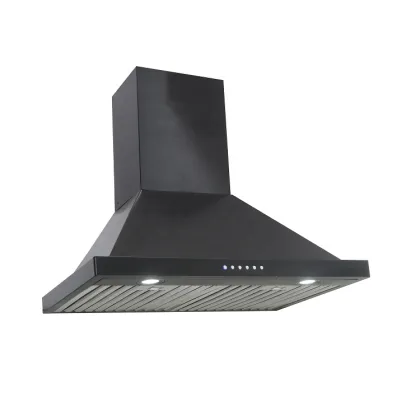 90CM Smart Push Button Range Hood Stainless Steel Vent Hood