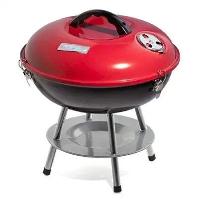 Inch BBQ Convenient Mess Free Ash Catcher Portable Charcoal Grill