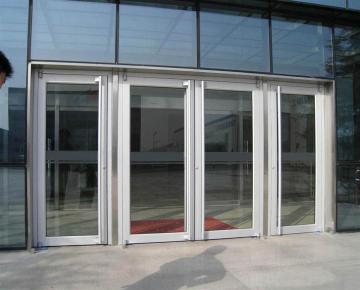 double opening China suppliers glass swing door