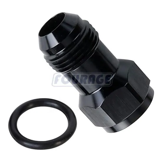 Aluminum Female Flare to Male Extension Fitting Adapter with ORB O-ring