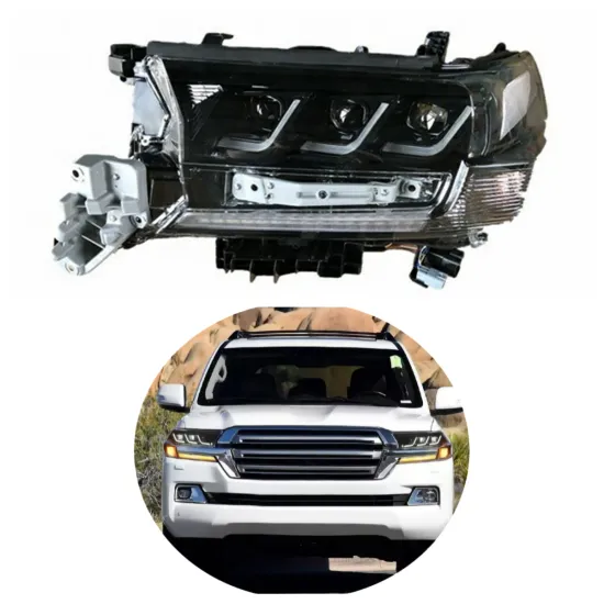 LC200 LED 3 Lens Crystal Headlamp for 2016-2020 Land Cruiser