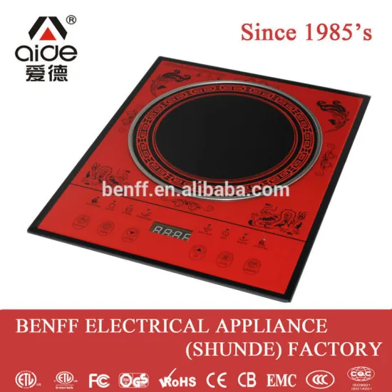 Table and built-in ceramic glass hob with timer small ceramic heating element