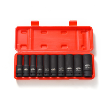 1/2 set lengthened small air gun sleeve head Electric wrench pneumatic hexagonal head 10-24mm