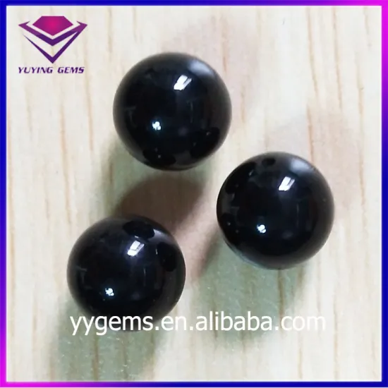 Amazing Glossy Natural Agate Black Gemstone Beads in Stock Bracelet Necklace