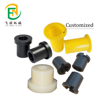 High-Performance Plastic Flanged Nylon POM PTFE Bushings & CNC Machined PTFE Sleeved Bushings