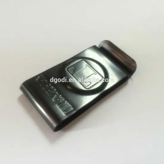 black oxide small metal belt spring clip