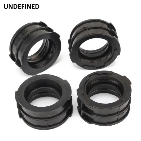 4pcs Carburetor Joint Intake Manifold Carb Boots for Yamaha VMAX 1200 V-MAX 1200 VMX1200 85-86 & 88-07
