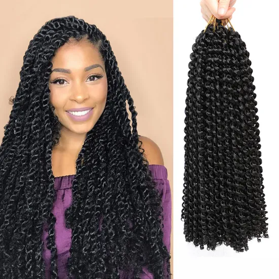 Passion Twist Hair Ombre Long Bohemian Fro Crochet Braids Hair Itch Free Fiber Natural Synthetic Hair