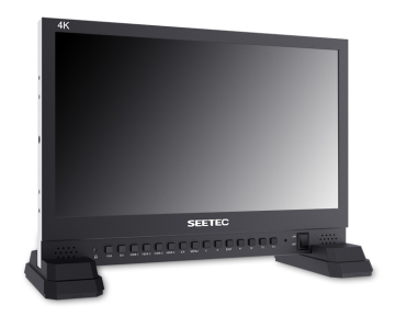 SEETEC 4K156-9HSD 15.6\" 4K Broadcast Monitor with IPS UHD 3840x2160 4xHDMI Quad Split Display
