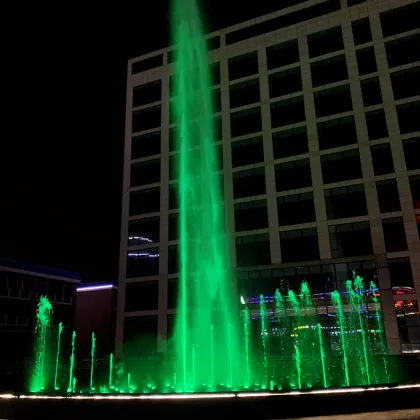 Music Dancing Fountain Design for Outdoor Pool Project