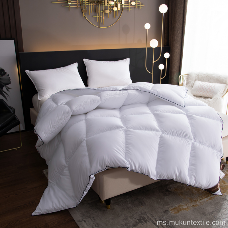 hotel mewah sisipan selimut Down Alternative Quilted Comforter