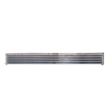 Copper tube aluminum fin condenser evaporator for duck neck cabinet