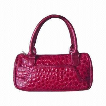 Leather Tote Bag, Made of Crocodile PU Leather Material, Available in Various Colors