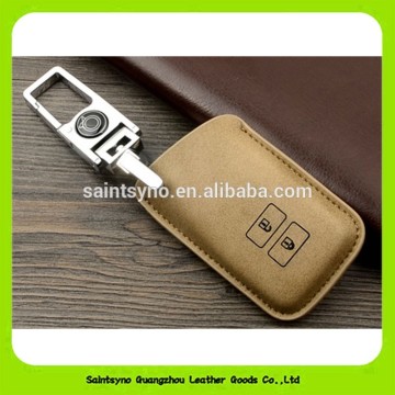 High Quality Leather Key Holder With Metal Car Key Ring 16707
