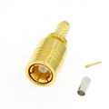 Male Female SMB Coaxial PCB Cable Mount Connector