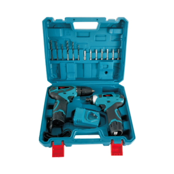 12V dubbele boor- en sleutelsets