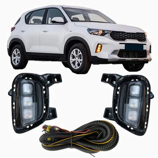 DRL Kit for Kia Sonet 2020-2022: LED Daytime Running, Fog Light, and Turn Signal Lamps