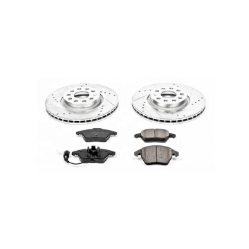 อันดับสูงสุดของสหรัฐอเมริกา 1K0615301AA D1107 ชุดเบรกหน้า POWERSTOP สำหรับ AUDI Q3 ที่นั่ง VW K2259
