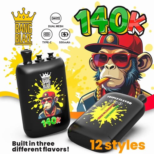 Bang blaze 140k puff vape grosir