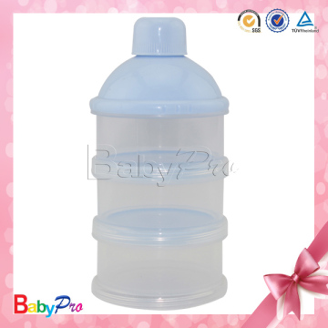 2014 New Design Round Plastic Container With Lid Milk Powder Containers For Baby