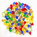 Mixed assorted small round christmas plastic beads