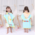 Organic 100% cotton swim poncho surf robe